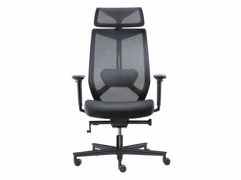 @Office Mesh 6 mit Kopfstütze, Gesamtansicht