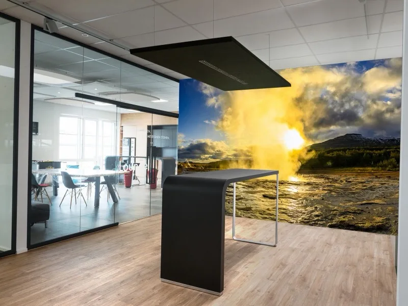 Frameless Picture 115x100 Light Explosion, Ansicht 2