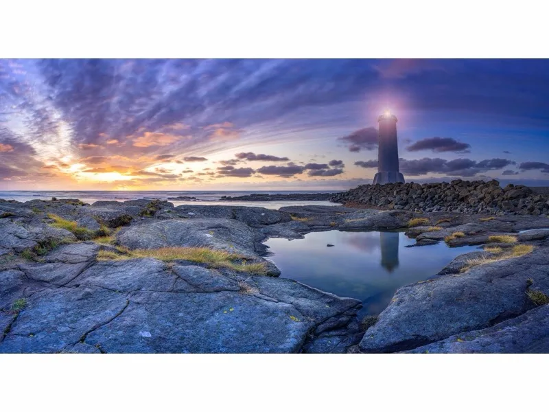 Frameless Picture 115x65 Lands End, Gesamtansicht