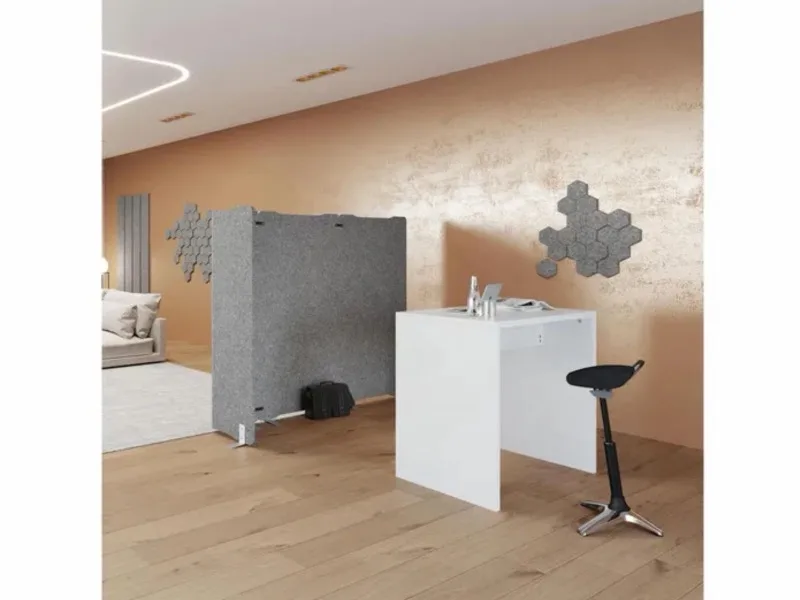 Hammerbacher Akustikstellwand gerade 100 cm, Ansicht 4