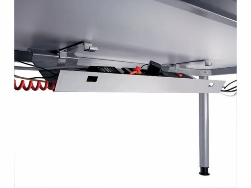 Schreibtisch höheneinstellbar 160x80 Graphit, Ansicht 3