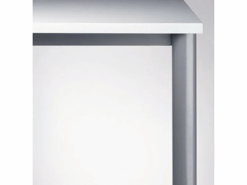 Schreibtisch höheneinstellbar 160x80 Lichtgrau, Ansicht 2