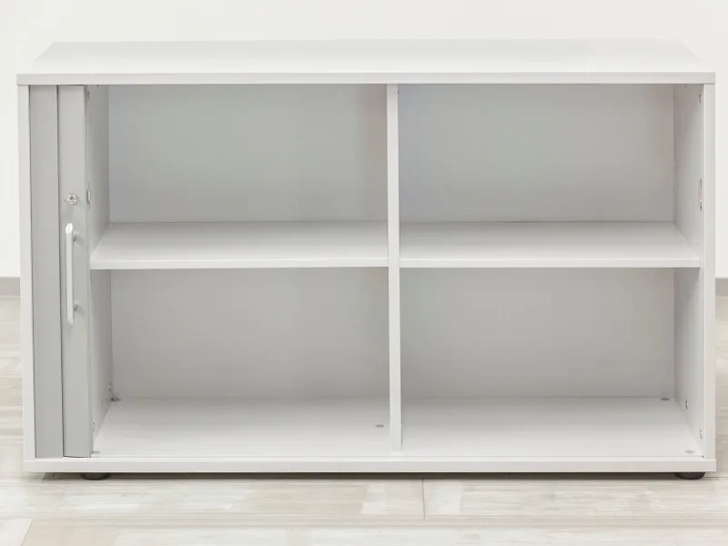 Querrollladenschrank 120 cm Weiß, Ansicht 2