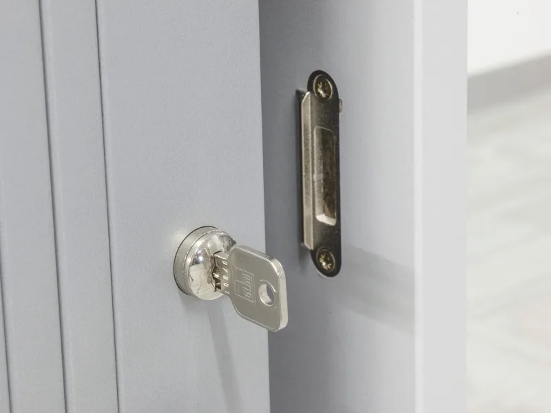 Querrollladenschrank 120 cm Weiß, Ansicht 5