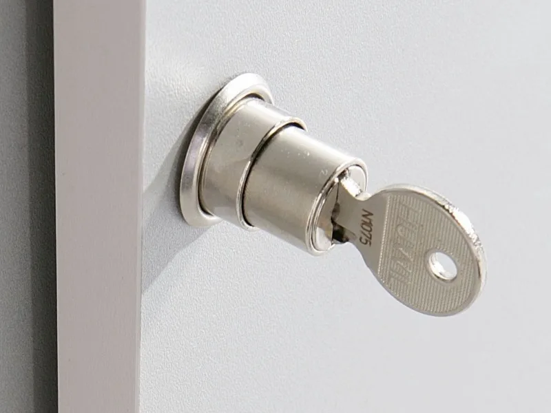 Schiebetürenschrank 120 cm Weiß, Ansicht 3