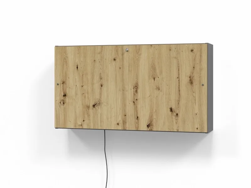 Wandschreibtisch klappbar 120 cm Graphit, Ansicht 2
