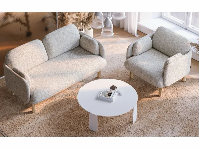 Narbutas Myami 2er-Sofa mit Sessel, Produktansicht