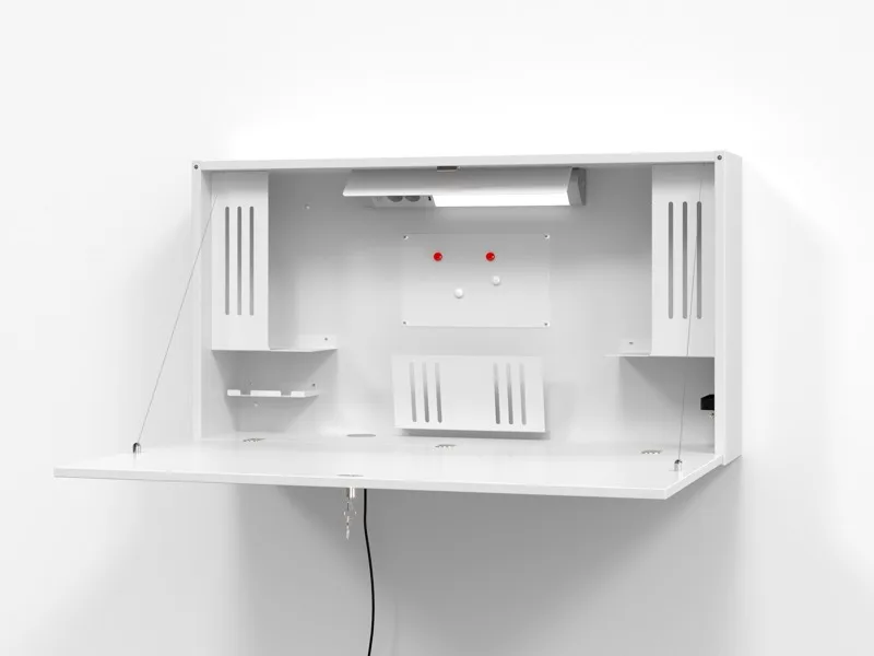 Klappschreibtisch für die Wand
